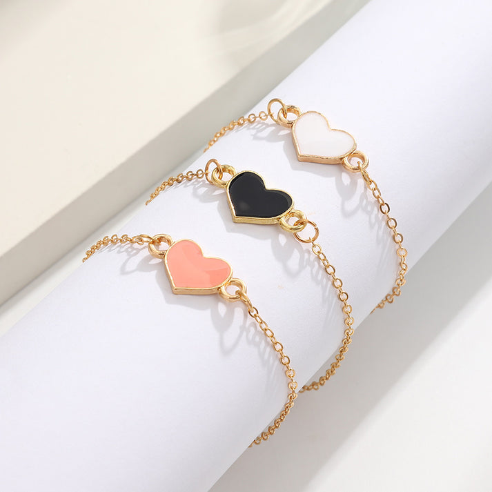 Black Heart Gold - Bracelet